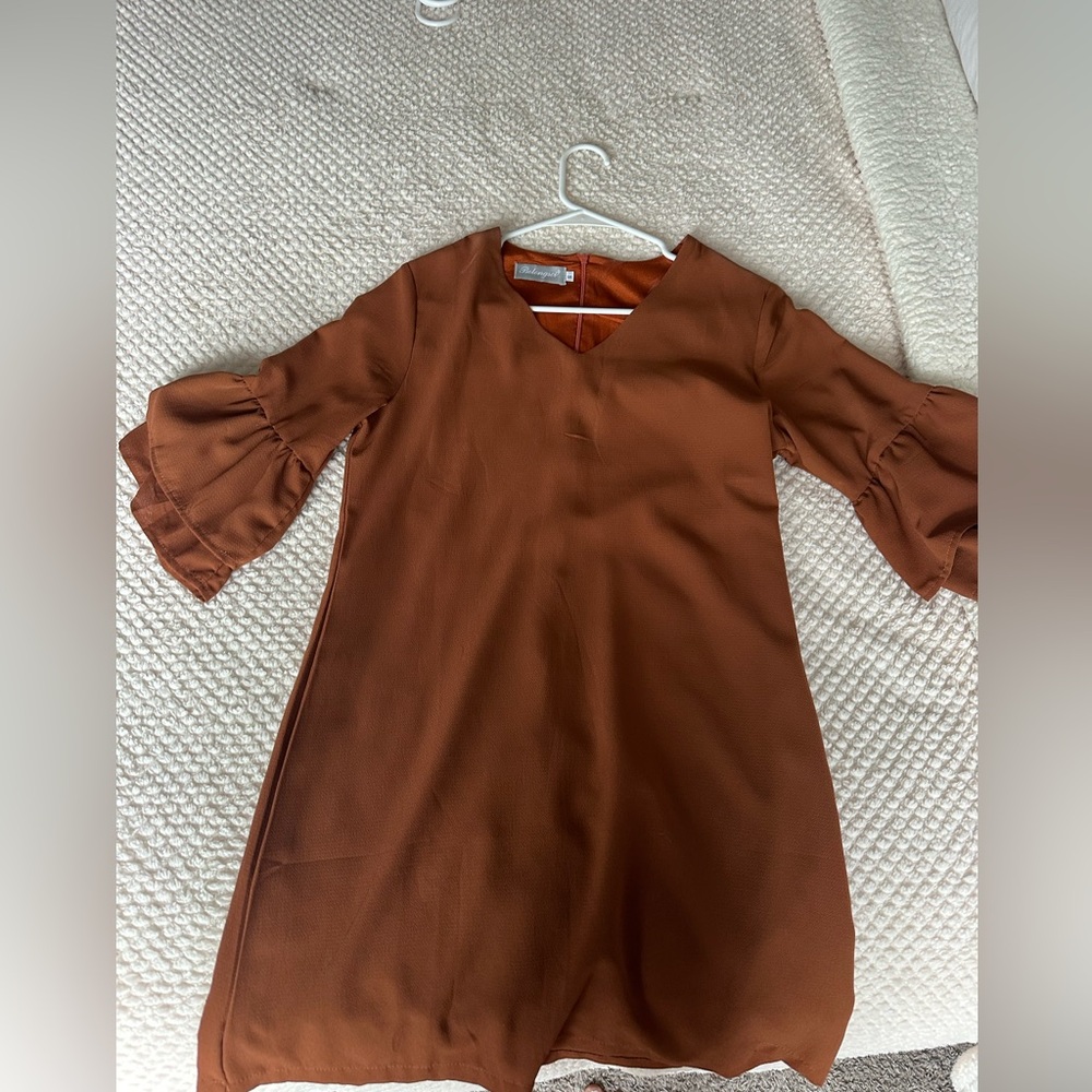Orange dress
